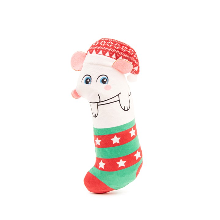 Christmas Big Crinkle Mouse Cat Toy