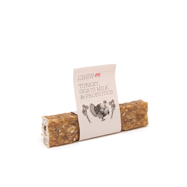 Chew On Turkey & Goat Milk Probiotics Bar Dog Treat