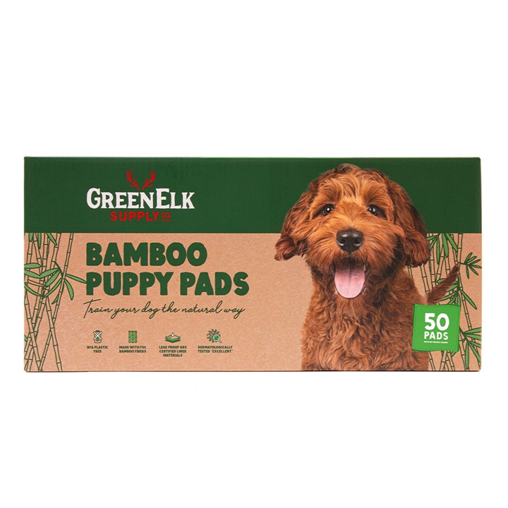 Green Elk Bamboo Puppy Pads (50)