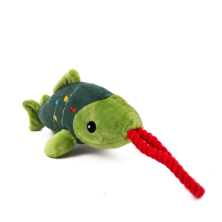 Christmas Fish Dog Toy