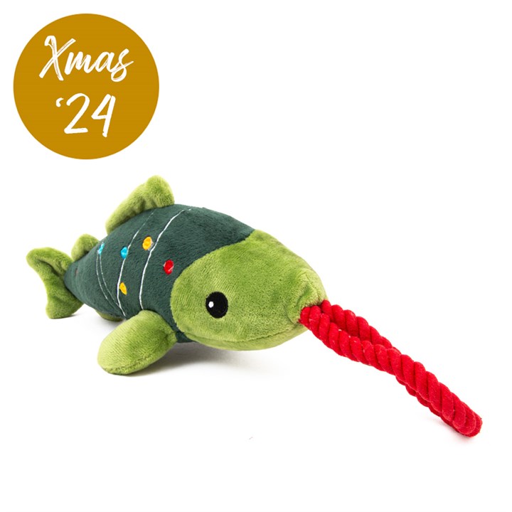 Christmas Fish Dog Toy