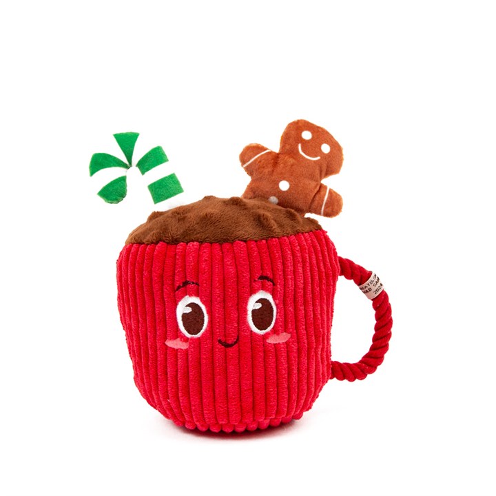 Christmas Hot Chocolate Dog Toy