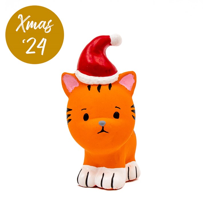 Christmas Latex Tiger Dog Toy