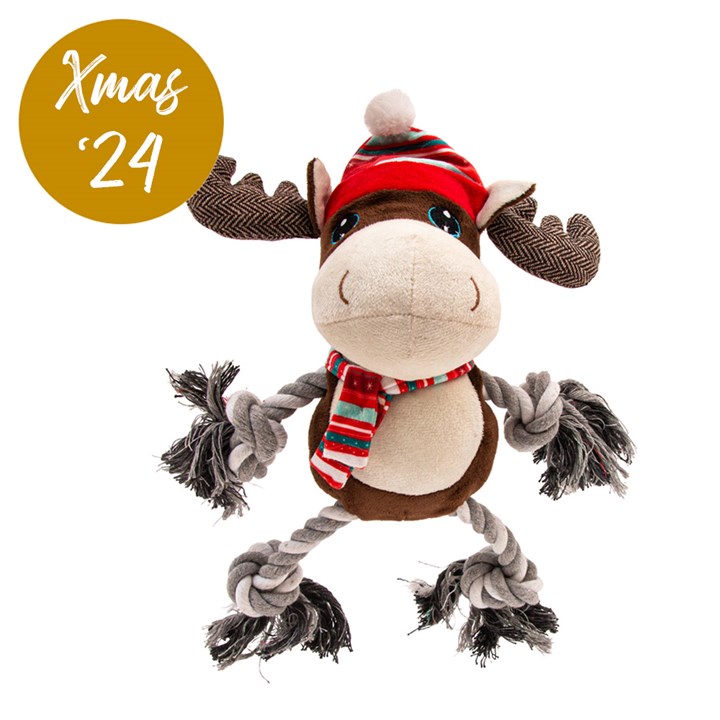 Christmas Moose Dog Toy