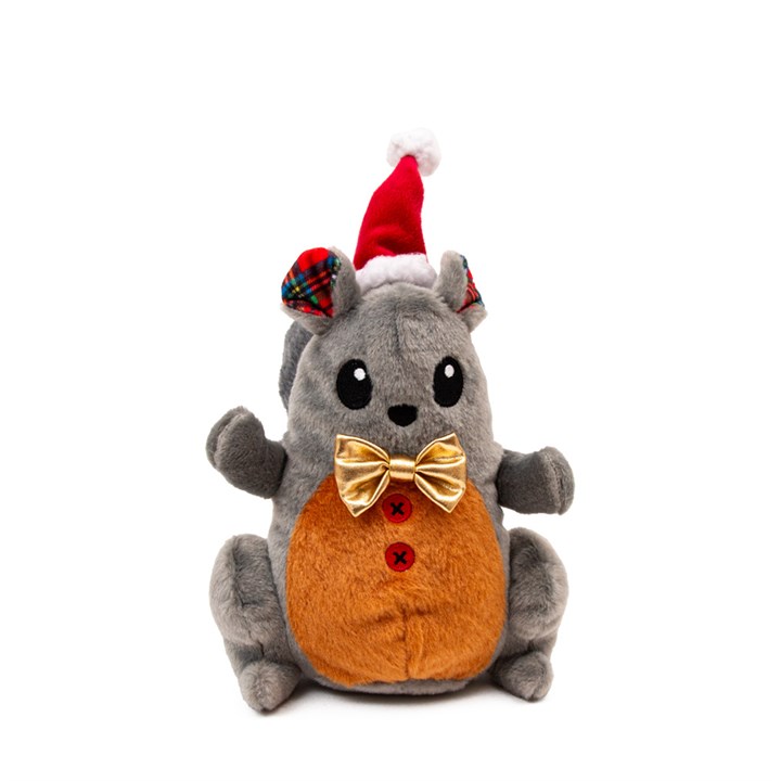 Christmas Squirrel Dog Toy