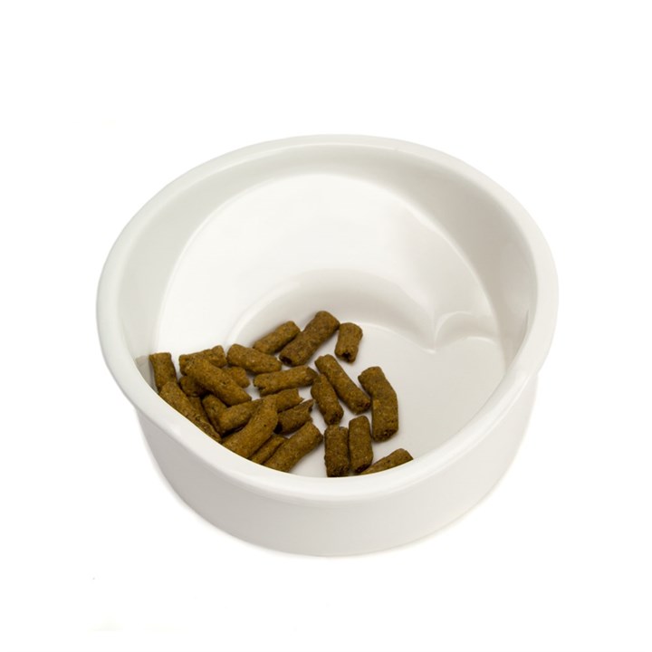 Ceramic Flat Nosed Dog Bowl