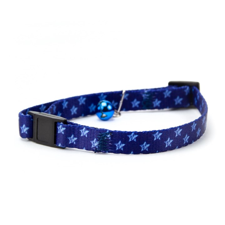 Blue Star Cat Collar