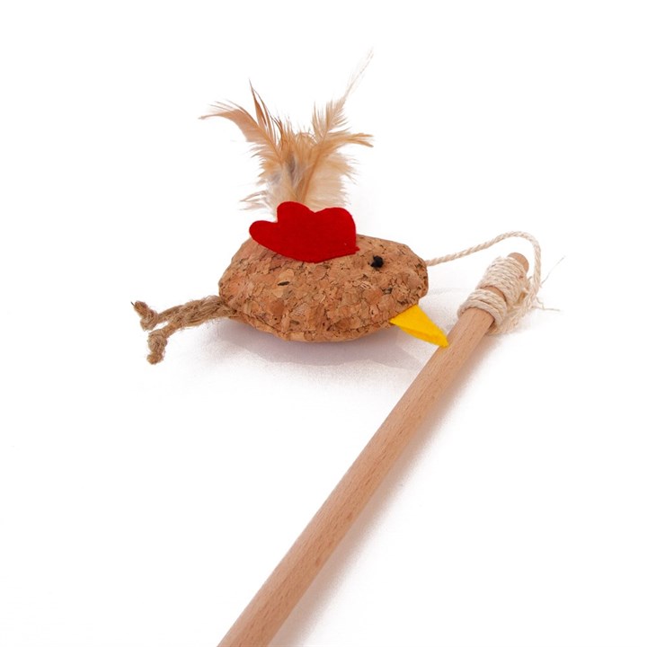 Cat Dangler Cork Bird Cat Toy