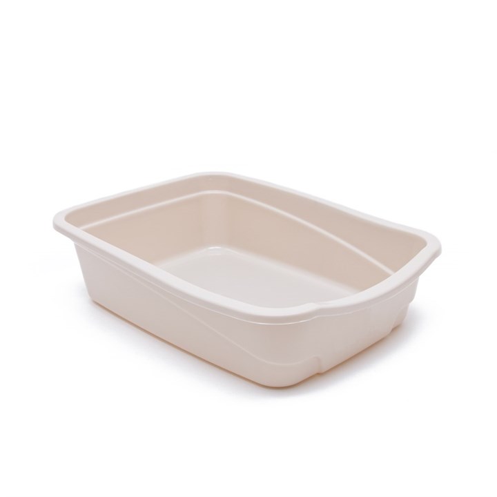 Cat Litter Tray Stone Beige