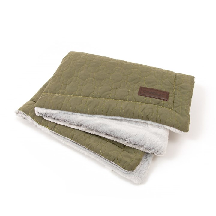 Paws & Snores Green Eco Pet Blanket Bed