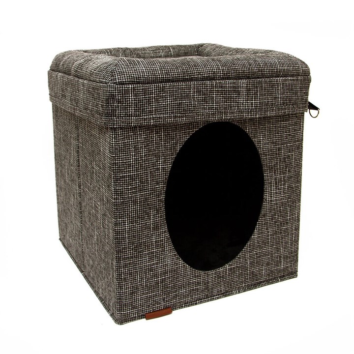 Snuggle&Snooze Luxury Cat Cube Hideaway Bed