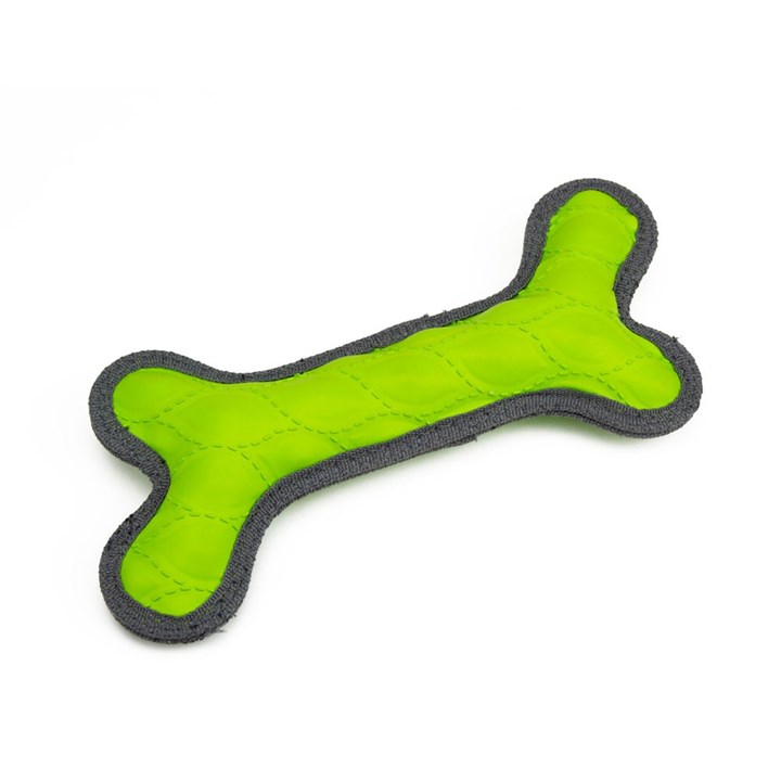Tough Toy Green Bone Dog Toy