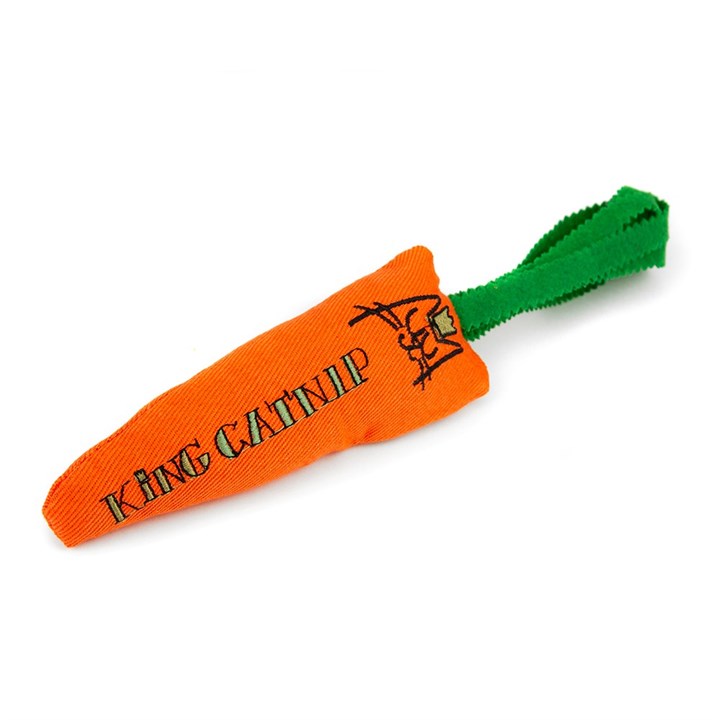 King Catnip Carrot Cat Toy