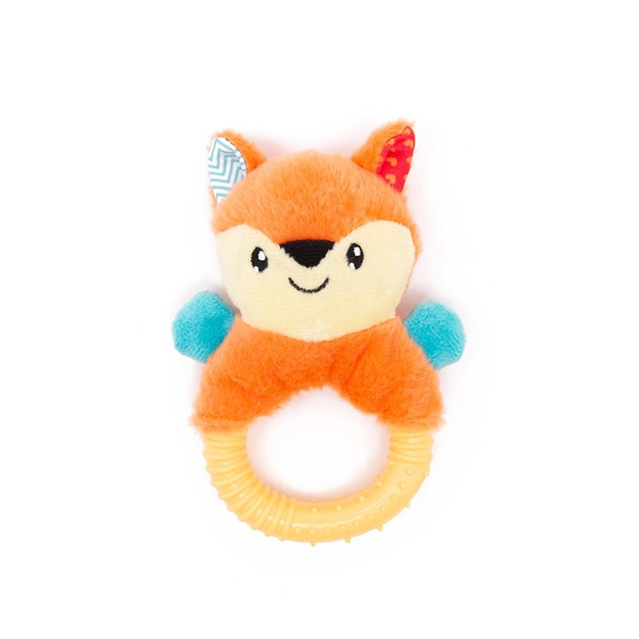 Little&Lively Soft Fox & TPR Ring Dog Toy