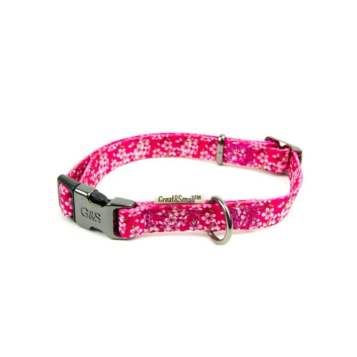 Penrose Blossom Dog Collar Pink