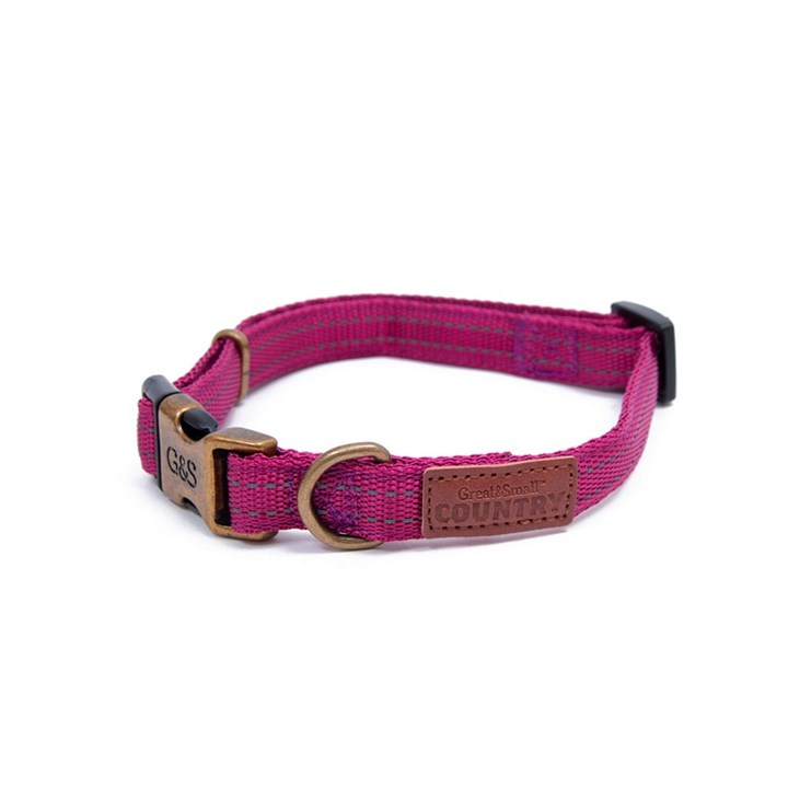 Country Pet Collar Orchid Pink