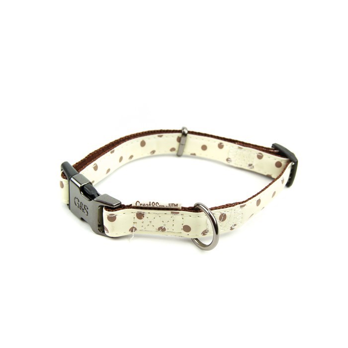 Glow Polkadot Dog Collar