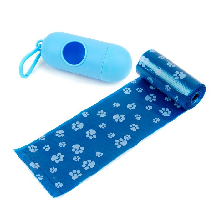 Tough Dog Poo Bags Blue & Blue Kit
