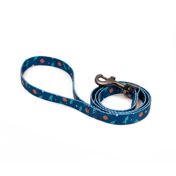 Penrose Outer Space Blue Dog Lead